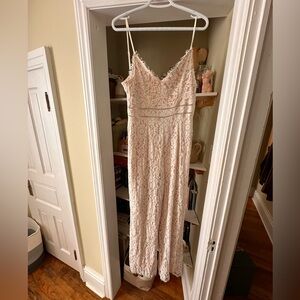 White Lace Jumpsuit/Romper/Pantsuit